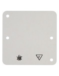 BERKER | Placa cega autoextensível com 1 elemento branco 102112