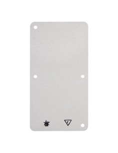 BERKER | Placa cega autoextensível com 2 elementos brancos 102122