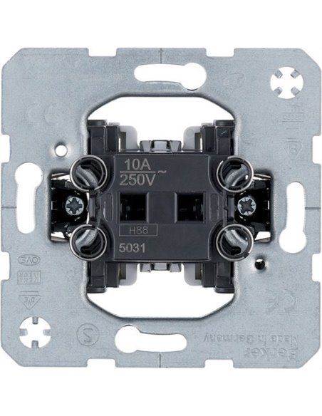 BERKER | 10A/250V 5031 10A/250V mécanisme de bouton poussoir normal 1T gear