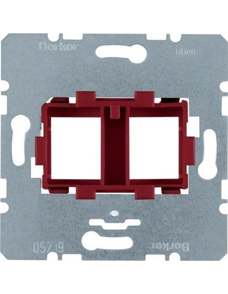 BERKER | Support plate mechanism with input with 2 red elements 454101
