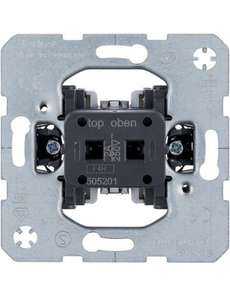 BERKER | Unipolar switch mechanism 10A 250V terminal for AC/DC 505201