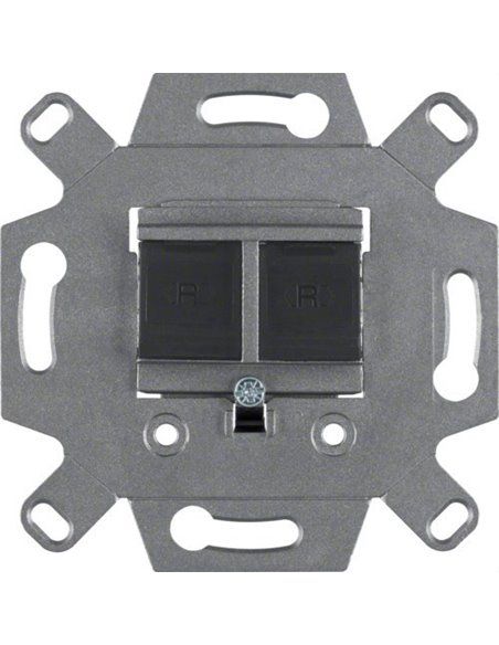 BERKER | Double socket mechanism UAE RJ45 real category 6A 4588