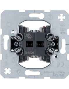 BERKER | Doppeltastermechanik mit Wippenverriegelung 10A/250V 503520