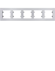 Lumina intense | Cadre 5 éléments horizontal argenté WL5752