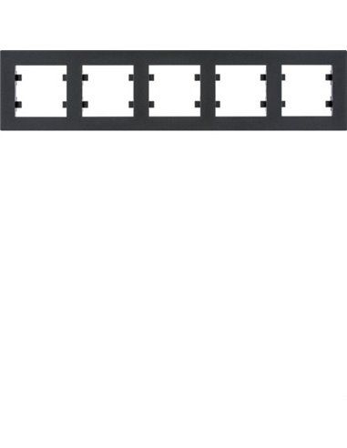 Lumina intense | Cadre 5 éléments horizontaux noir WL5753