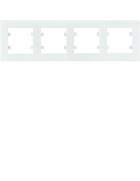 Lumina intense | Polar white horizontal 4-element frame WL5740