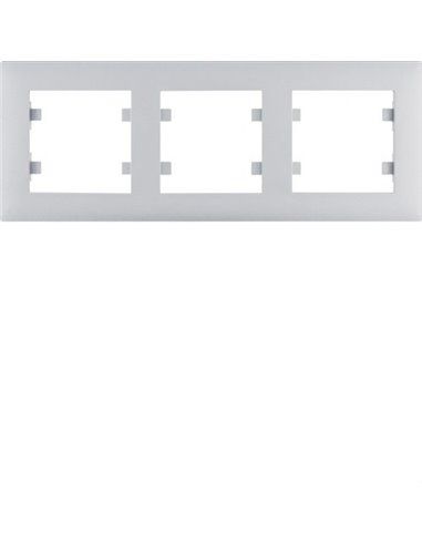 Lumina intense | Marco 3 elementos horizontal plata WL5732