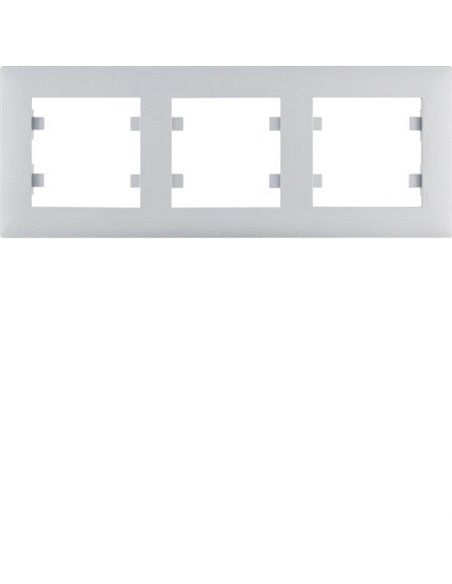 Lumina intense | Cadre horizontal argenté 3 éléments WL5732