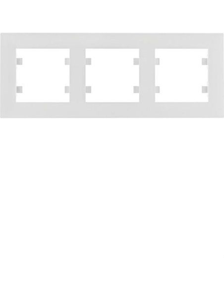 Lumina intenso | Cornice Polar White orizzontale 3 elementi WL5730