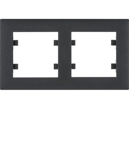 Lumina intense | Cadre 2 éléments horizontal noir WL5723
