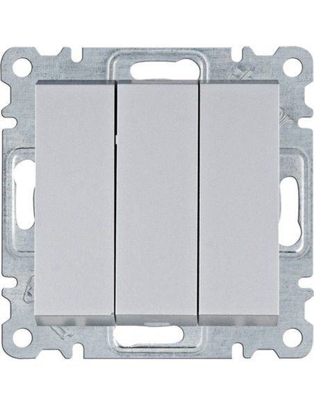 Lumina | Interruptor triple plata WL0072