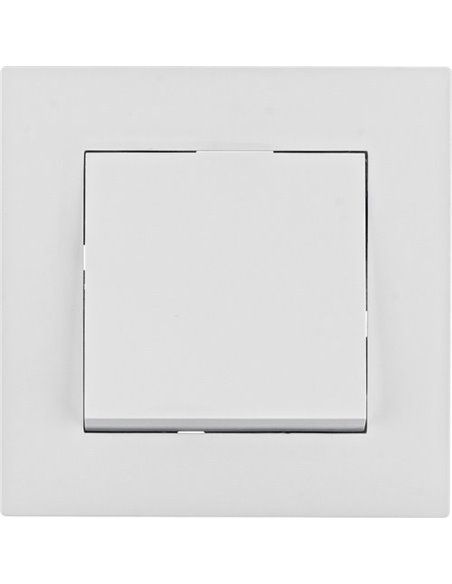 Lumina | Monoblock-Einzelschalter Lumina intensiv polarweiß WL8010