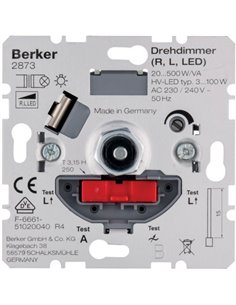 BERKER | Interruptor dimmer de desligamento suave...