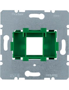 BERKER | Estrutura de conector com 1 módulo cinza 454004