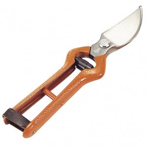 Tijera Podar Forjada Curva   1 Mano  21 cm.