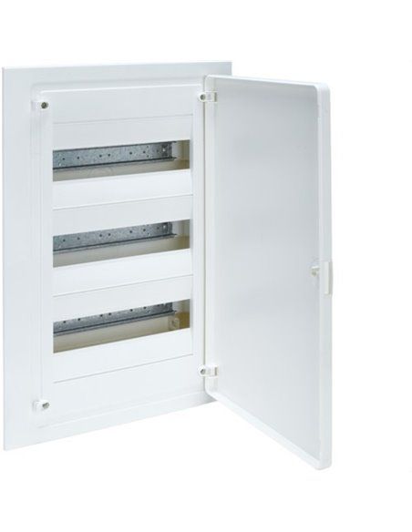 HAGER VF312PEB | Tableau électrique encastré VF golf 3 rangées 36 modules blanc opaque