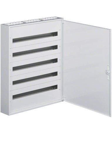 HAGER FW536WT | Quadro elétrico de superfície FW2 com 5 filas 36 módulos