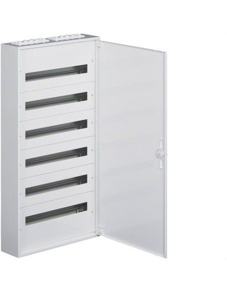 HAGER FW624WT | Quadro elettrico di superficie FW2 a 6 ranghi 24 moduli