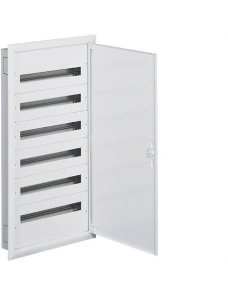 HAGER FW624FT | FW2 Einbauschalttafel mit 6 Reihen 24 Module