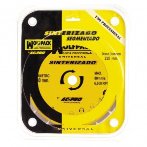 Disco Diamante 230 mm. General obra Segmentado Sinterizado 2