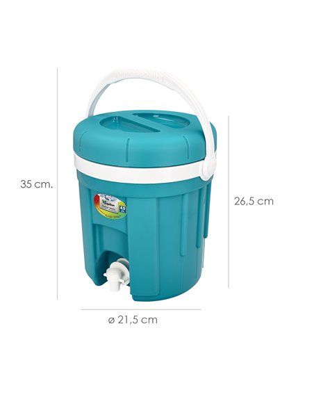 Bidon Isotermico Con Grifo Dispensador Capacidad 4,5 litros.