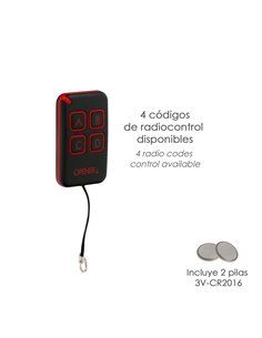 Controle remoto automático universal 433,92 MHz 4 canais. 2