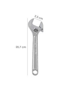Llave Ajustable Moleta 8" / 200 mm. Llave Inglesa, Llave Apriete, Llave Ajustable 2