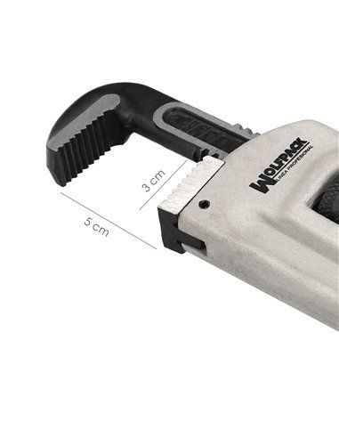 Chave de alumínio Wolfpack para serviço pesado Stillson 10"