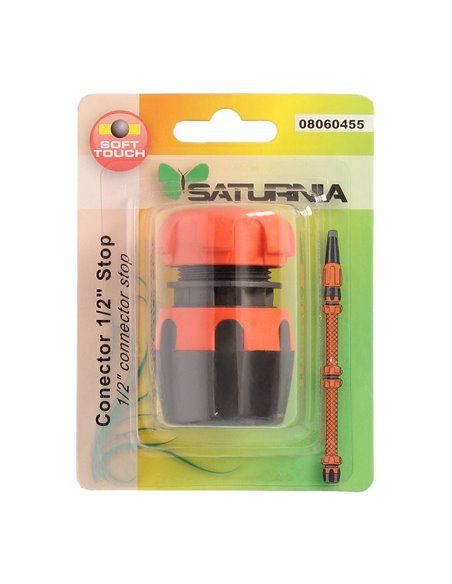 Conector de mangueira de toque suave 1/2 com batente