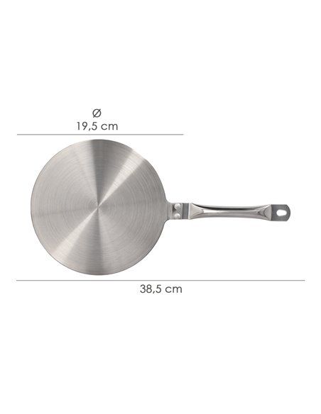 Adaptador Para Induccion / Vitroceramica Ø 19.5 cm. 3 Capas Acero Inoxidable / Aluminio
