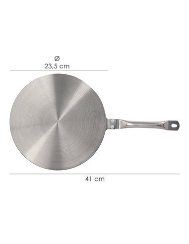 Adaptador Para Induccion / Vitroceramica Ø 23.5 cm. 3 Capas Acero Inoxidable / Aluminio