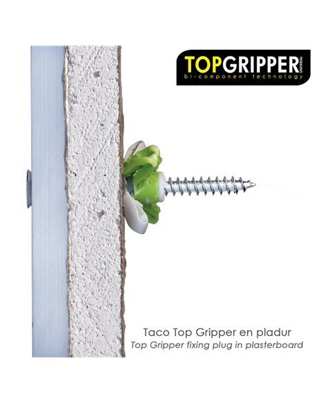 Cubo Topgripper bimatéria com parafusos Ø 6 mm. 250 peças