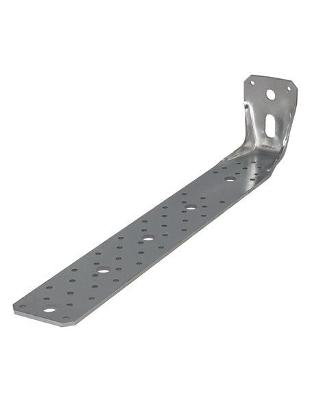 Soporte Para Madera Con Angulo Reforzado 65x88x450 mm. Conector Angular, Escuadra Fijación, Zapata Madera Soporte Pergola Madera