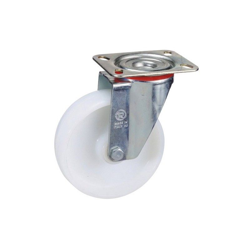 Placa de Roda em Nylon Industrial 80 mm.