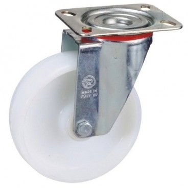 Placa de Roda em Nylon Industrial 125 mm.