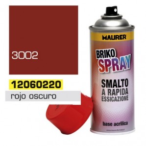 Spray Tinta Vermelho Carmim Escuro 400 ml.