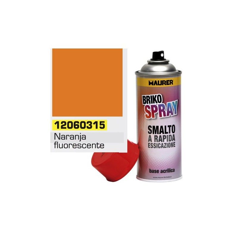 Spray Tinta Fluorescente Laranja 400 ml.