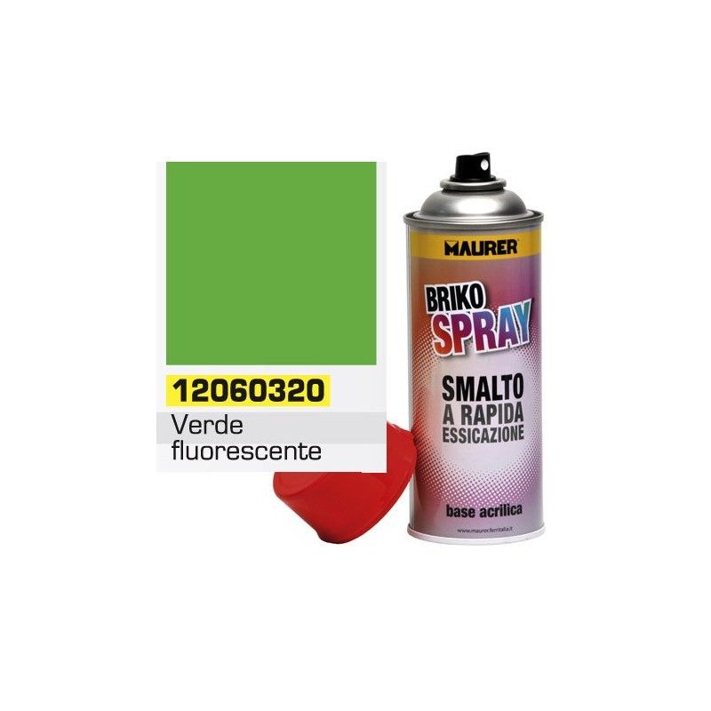 Spray Tinta Verde Fluorescente 400 ml.