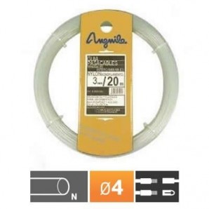 Guia de cabo de nylon 15 metros 4mm cor natural Anguilla 12004015