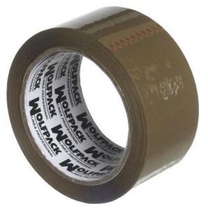 Fita de embalagem castanha 48 mm. x 66 m.