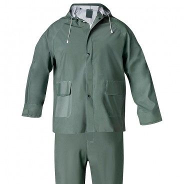 Traje Agua Verde Pvc         Talla 9-XXL
