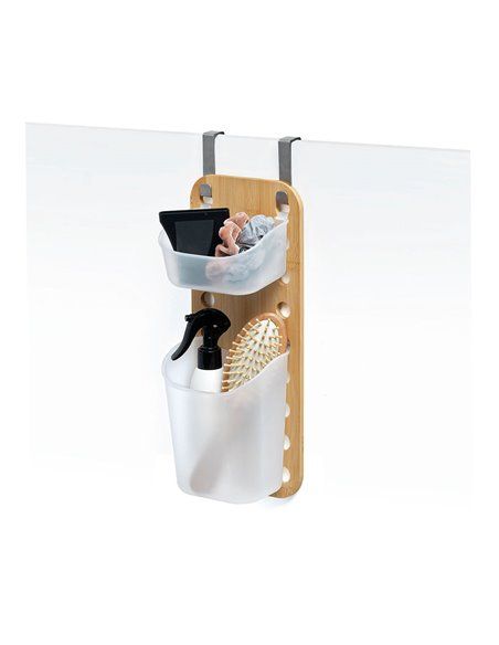 ORGANIZADOR PARA BAÑO COLGANTE BAMBÚ S 40X14,5X10CM JOBGAR