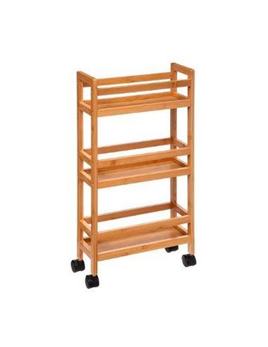 CARRO SLIM BAÑO BAMBÚ 74.5X36X15CM COLECCIÓN 'DESSERTE'