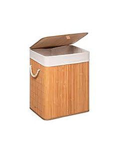 CESTA PARA ROPA DE BAMBÚ 50X41,5X30CM