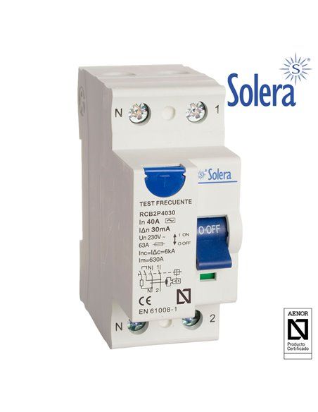 DIFERENCIAL 2 POLOS SOLERA 40A (RETRACTILADO)