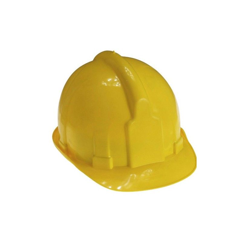 Capacetes de construção amarelos