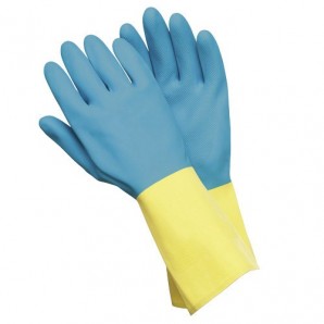 Luvas Bicolor Neoprene / Látex Tamanho L (Par)