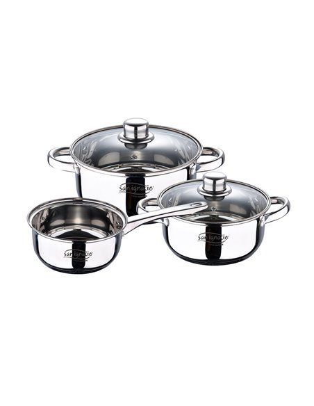 BATERIA 5uds. ACERO INOX IND CASSEL SG8171 SAN IGNACIO