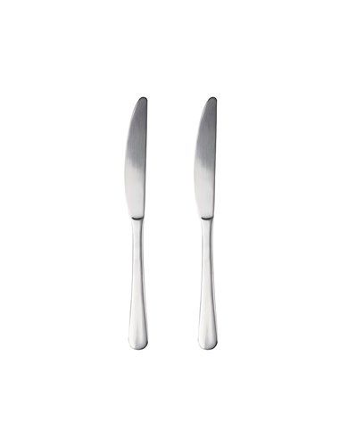 SET 2uds. CUCHILLO ACERO INOX RECICLADO BRILLO NATUR SG7769 SAN IGNACIO