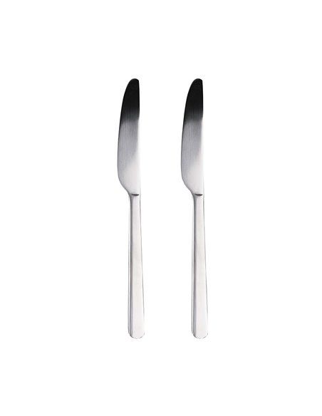 SET 2uds. CUCHILLO ACERO INOX RECICLADO BRILLO EARTH SG7779 SAN IGNACIO